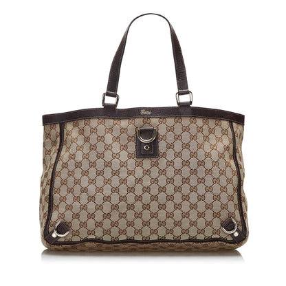 Gucci GG Canvas Abbey D-Ring Tote (mTyyiF)