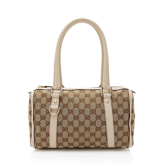 Gucci GG Canvas Abbey Small Boston Bag (SHF-9Sy7AQ)