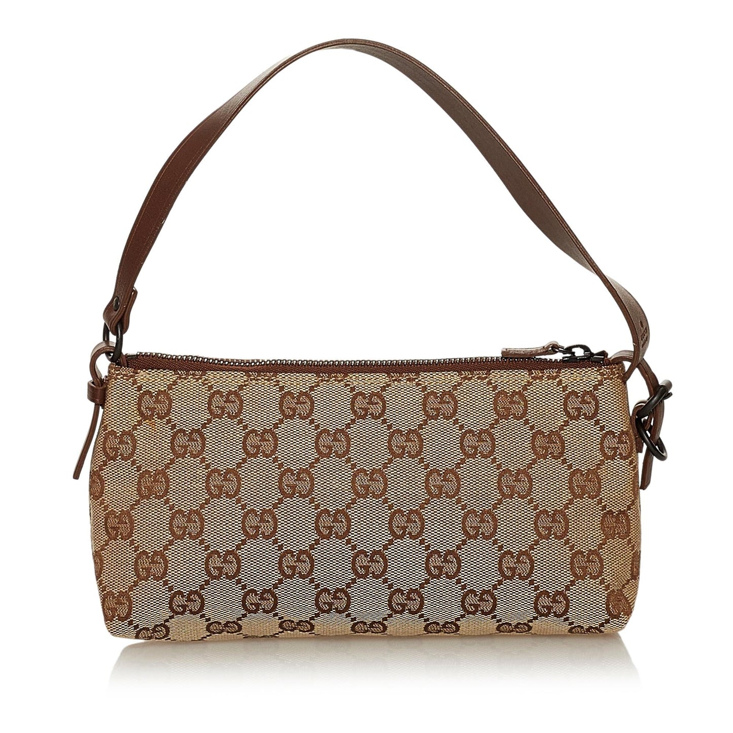 Gucci GG Canvas Baguette (SHG-28682)
