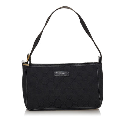 Gucci GG Canvas Baguette (30605)