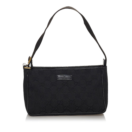Gucci GG Canvas Baguette (30605)