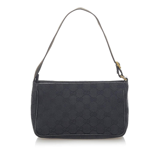 Gucci GG Canvas Baguette (33039)
