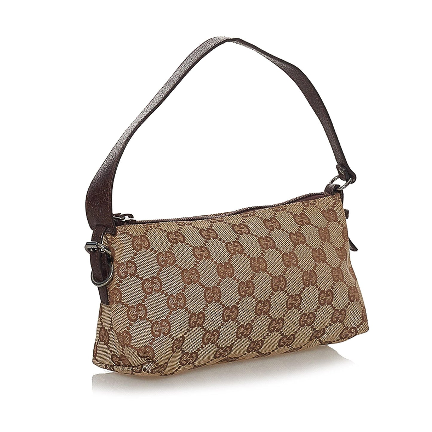 Gucci GG Canvas Baguette (33484)