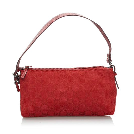 Gucci GG Canvas Baguette (34014)