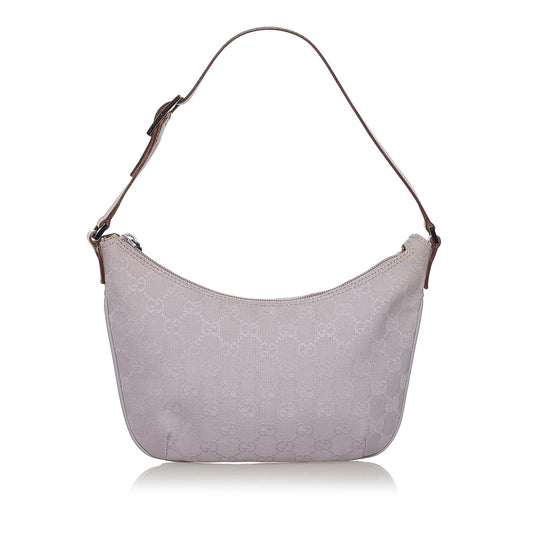 Gucci GG Canvas Baguette (34677)