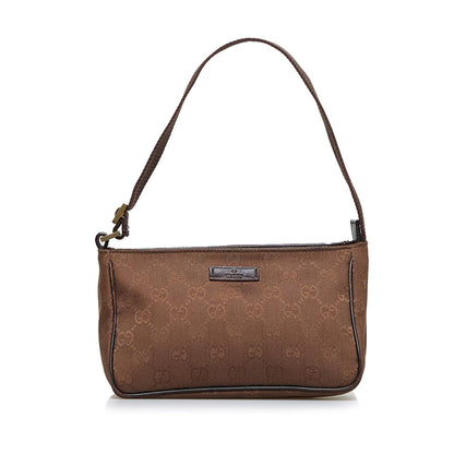 Gucci GG Canvas Baguette (5aysgm)