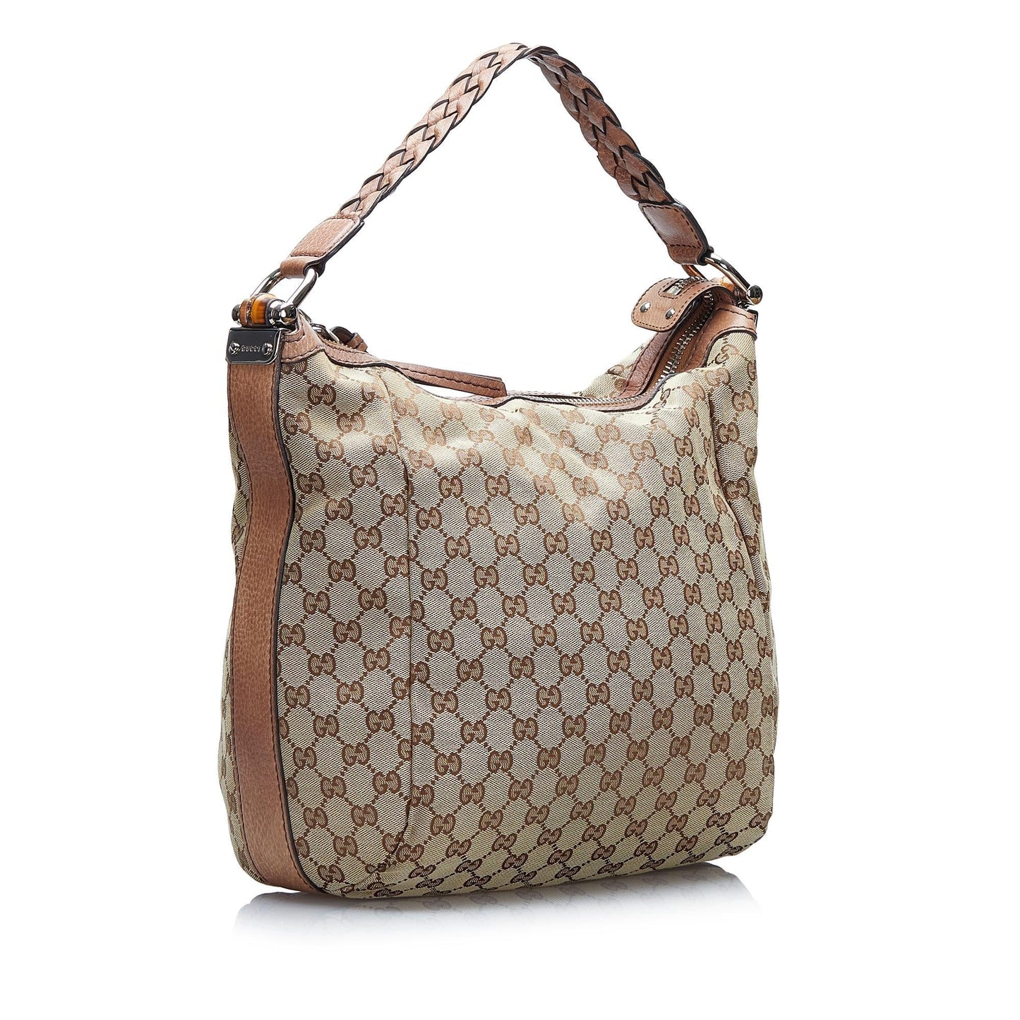 Gucci GG Canvas Bamboo Bar Hobo (oJqkMt)