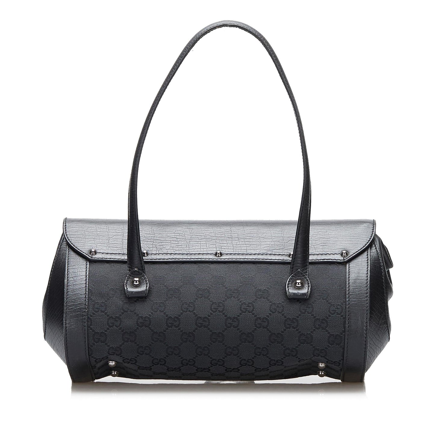 Gucci GG Canvas Bamboo Bullet Shoulder Bag (CXnDa1)