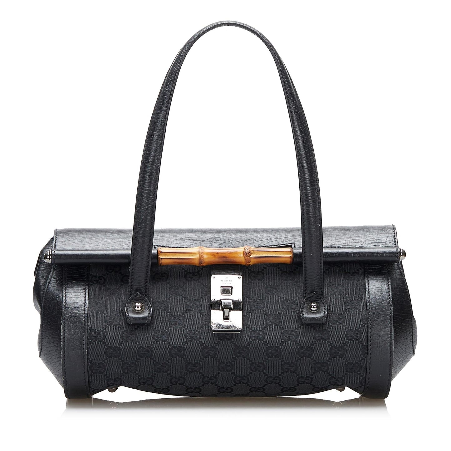 Gucci GG Canvas Bamboo Bullet Shoulder Bag (CXnDa1)