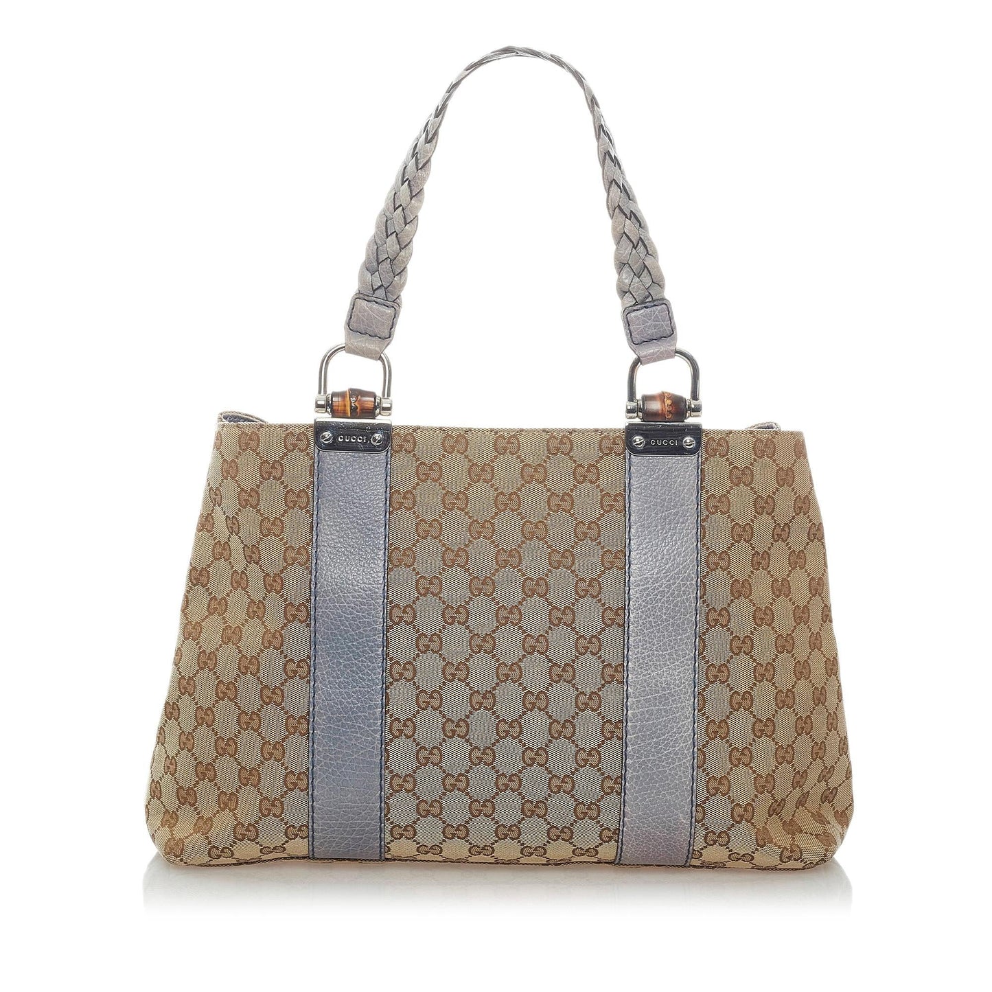 Gucci GG Canvas Bamboo Libeccio Tote Bag (32458)