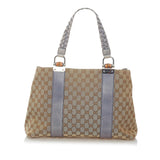 Gucci GG Canvas Bamboo Libeccio Tote Bag (32458)