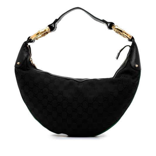 Gucci GG Canvas Bamboo Ring Hobo (3Ugmny)
