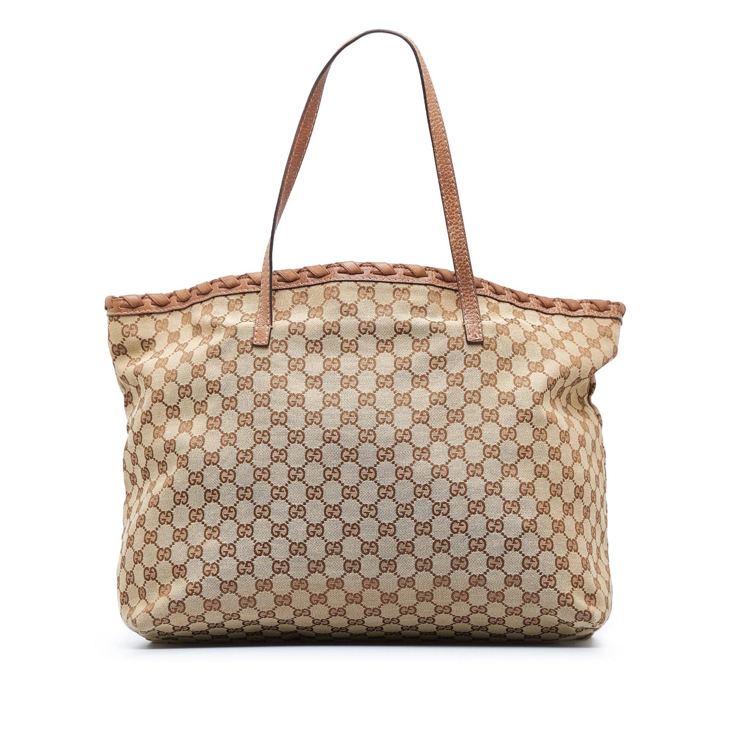 Gucci GG Canvas Bamboo Tassel Tote (LLt9jD)