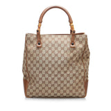 Gucci GG Canvas Bamboo Tote (lDJCHu)