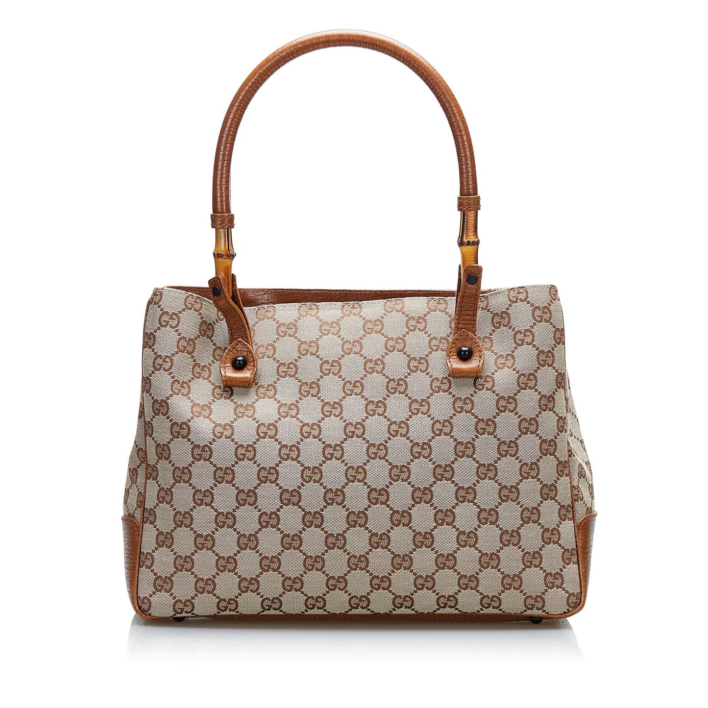 Gucci GG Canvas Bamboo Tote (onnXj3)