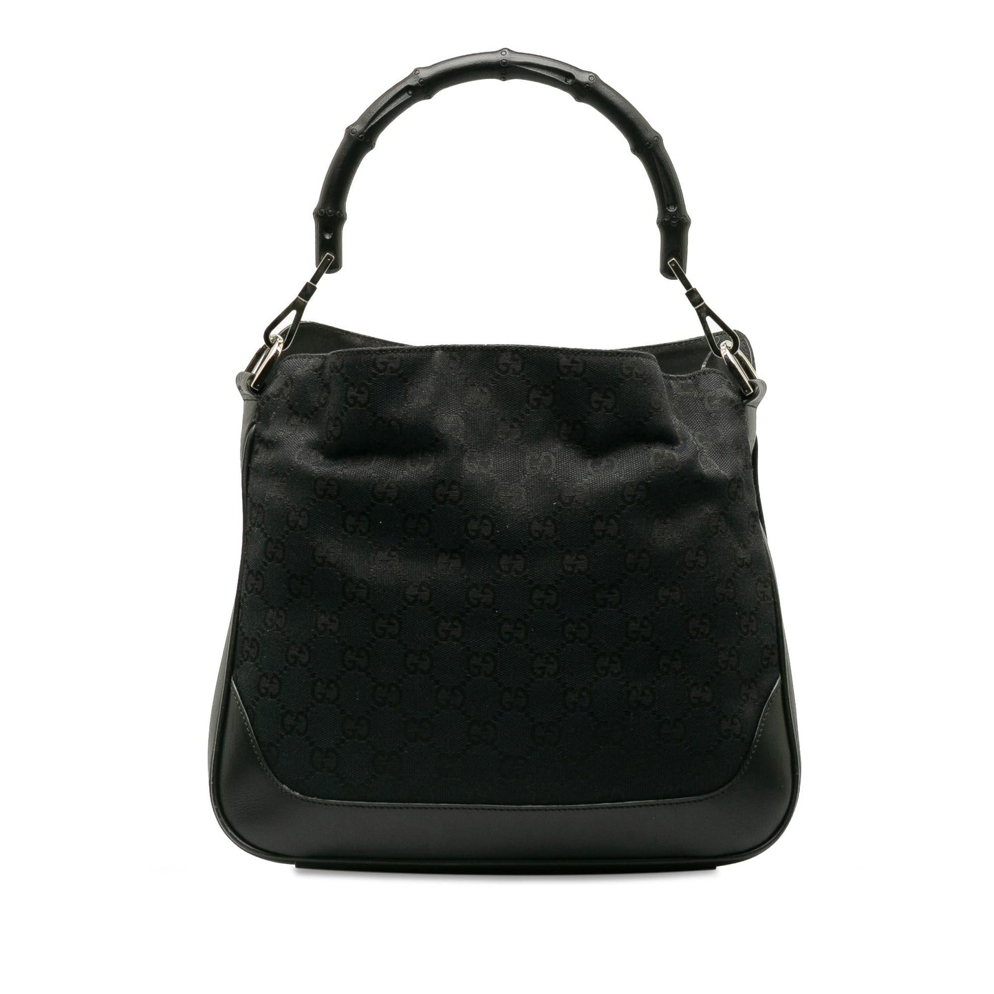 Gucci GG Canvas Bamboo Web Satchel (pA9yyO)