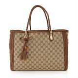 Gucci GG Canvas Bella Medium Tote (SHF-22813)
