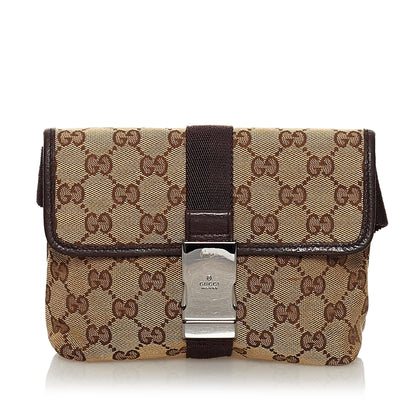 Gucci GG Canvas Belt Bag (33561)