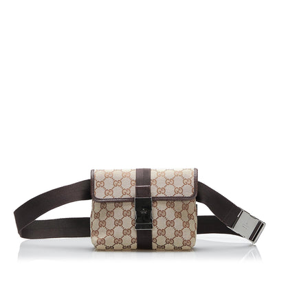 Gucci GG Canvas Belt Bag (UxavlD)
