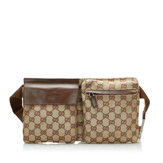 Gucci GG Canvas Belt Bag (XxNsxX)