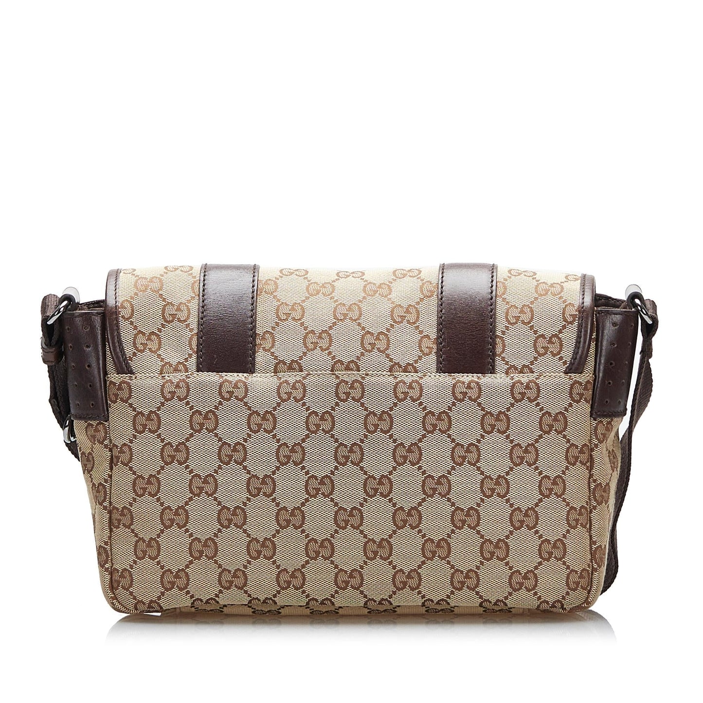 Gucci GG Canvas Belt Flap Messenger (gesAaY)