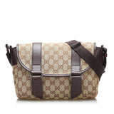 Gucci GG Canvas Belt Flap Messenger (gesAaY)
