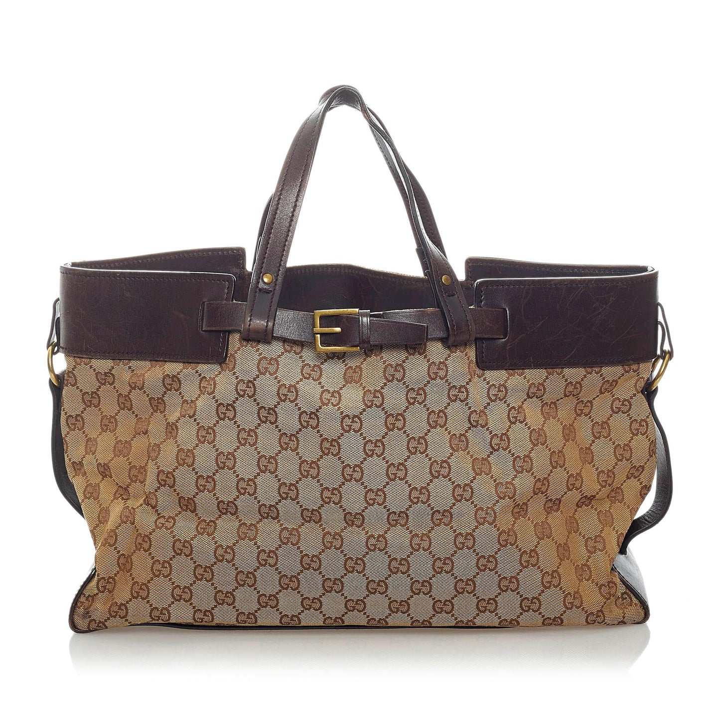 Gucci GG Canvas Belt Tote Bag (33469)