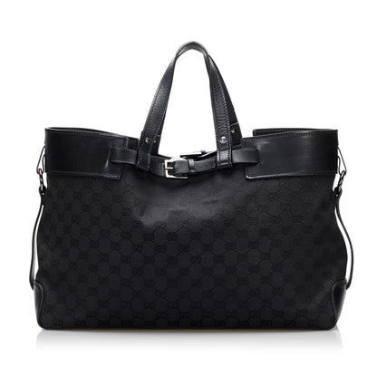 Gucci GG Canvas Belt Tote Bag (7hmL1J)