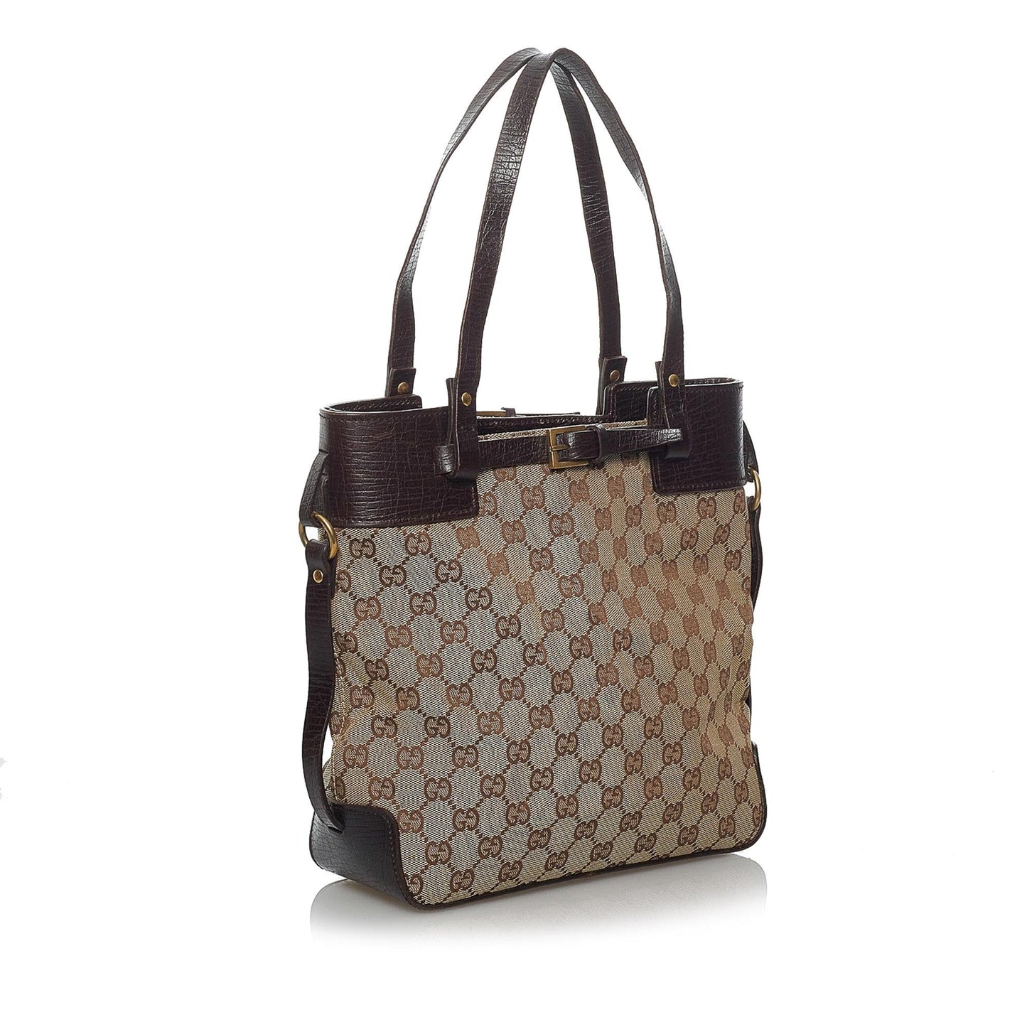 Gucci GG Canvas Belted Tote Bag (33660)