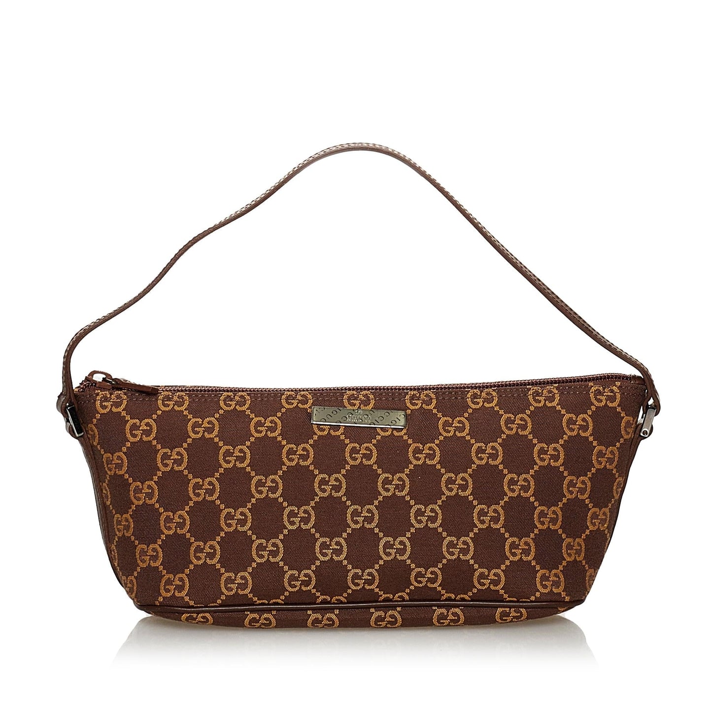 Gucci GG Canvas Boat Baguette (SHG-30770)