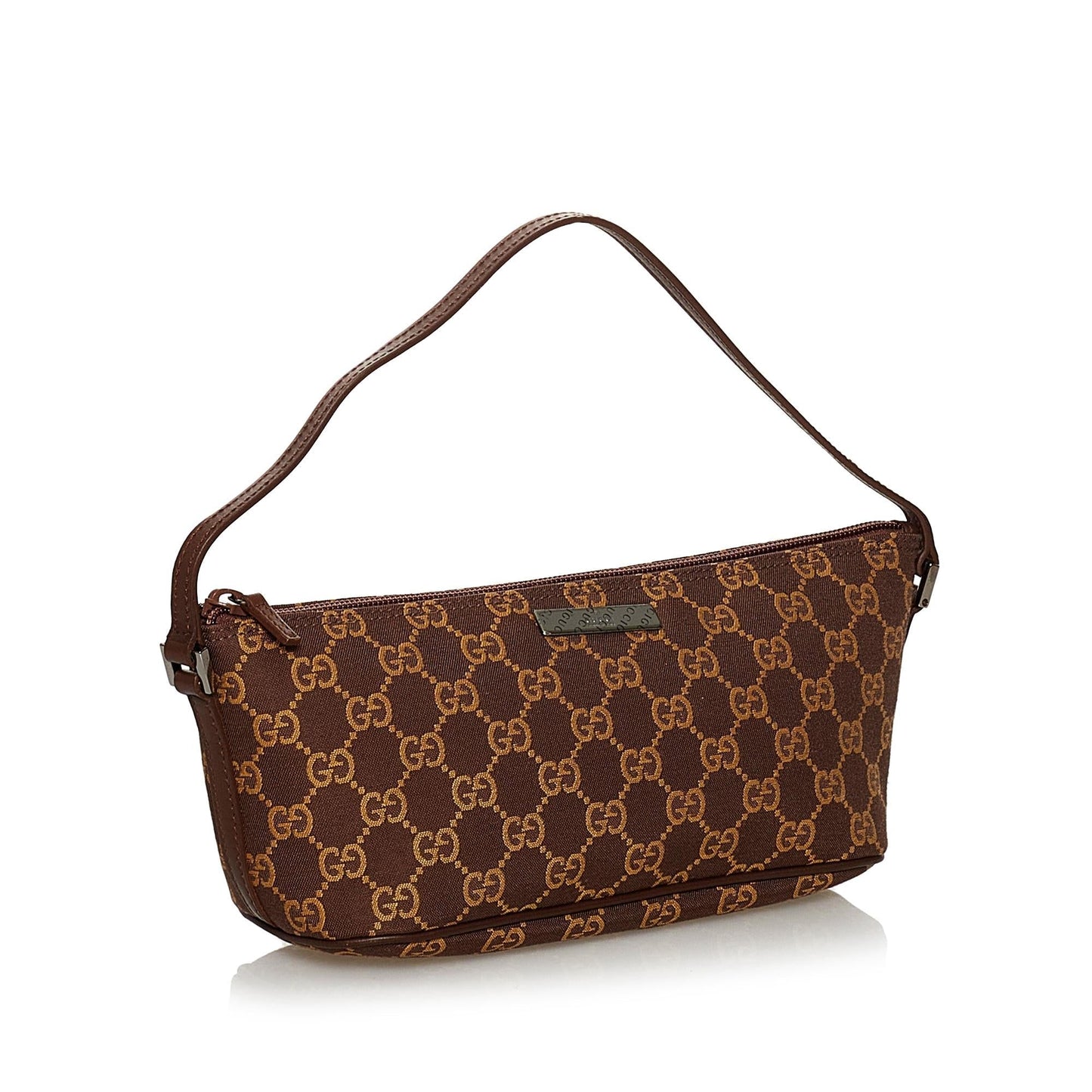 Gucci GG Canvas Boat Baguette (SHG-30770)
