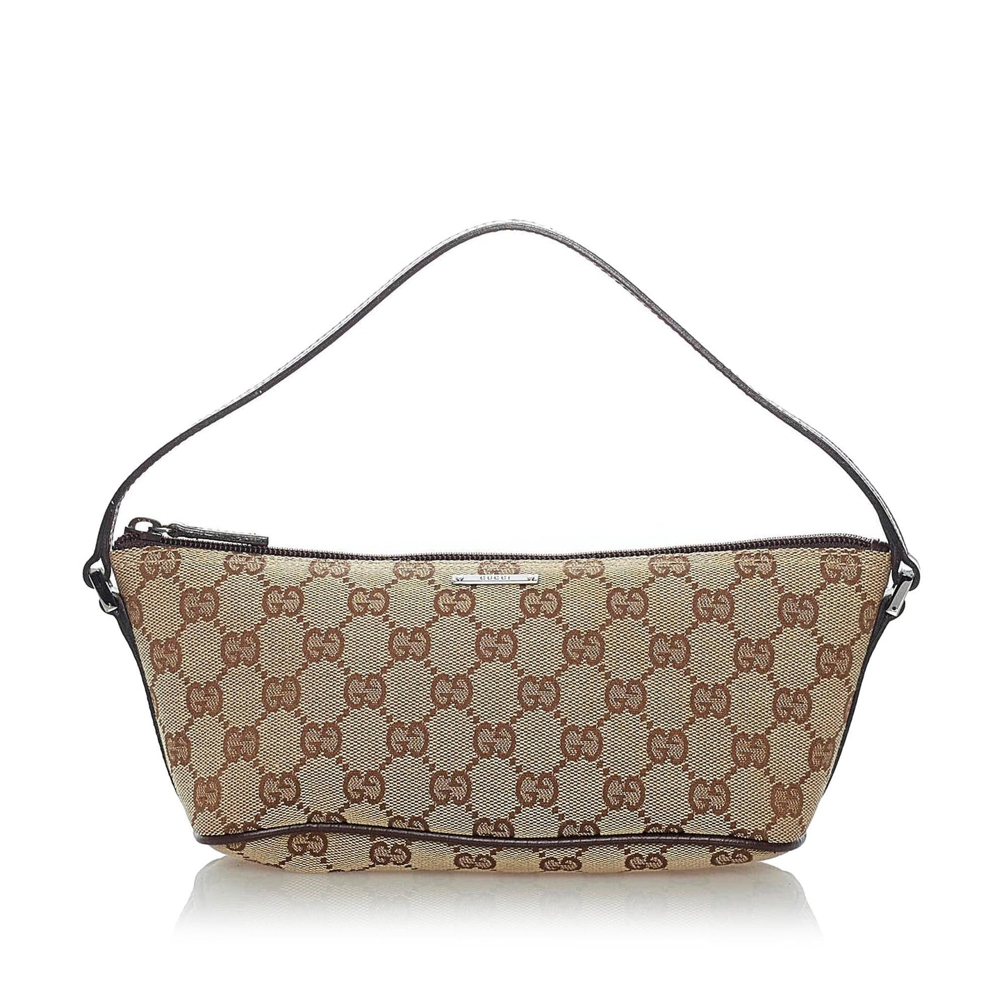 Gucci GG Canvas Boat Baguette (SHG-30775)