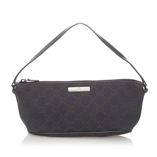 Gucci GG Canvas Boat Baguette (31611)