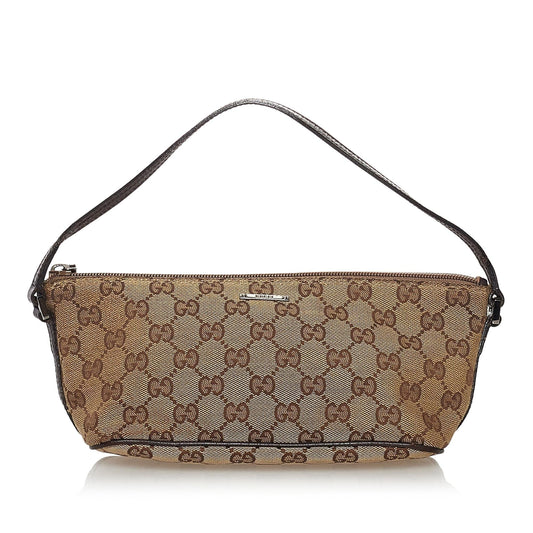 Gucci GG Canvas Boat Baguette (32204)