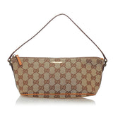 Gucci GG Canvas Boat Baguette (SHG-32386)