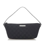 Gucci GG Canvas Boat Baguette (SHG-32409)