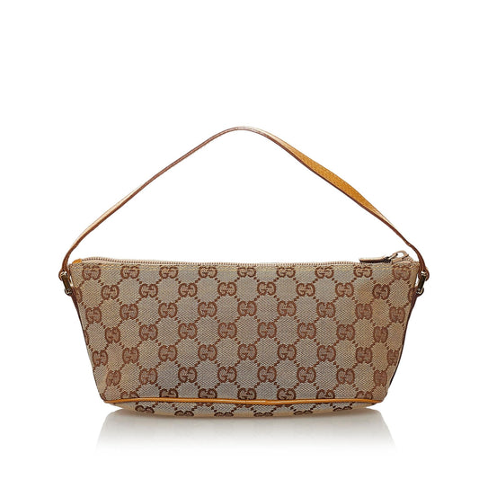 Gucci GG Canvas Boat Baguette (32547)