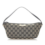 Gucci GG Canvas Boat Baguette (SHG-32903)