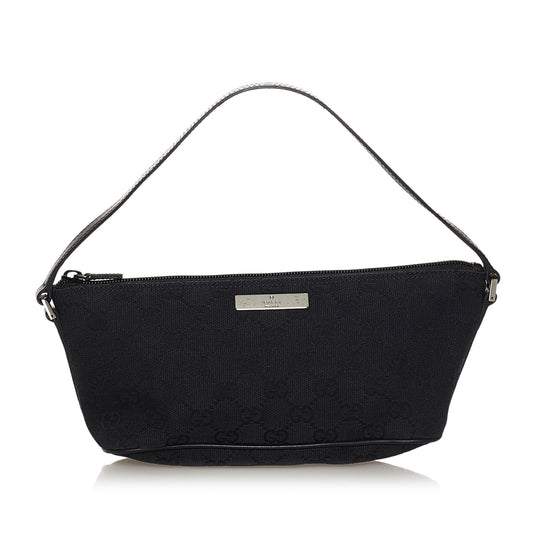 Gucci GG Canvas Boat Baguette (34676)