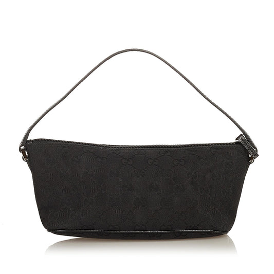 Gucci GG Canvas Boat Baguette (36577)
