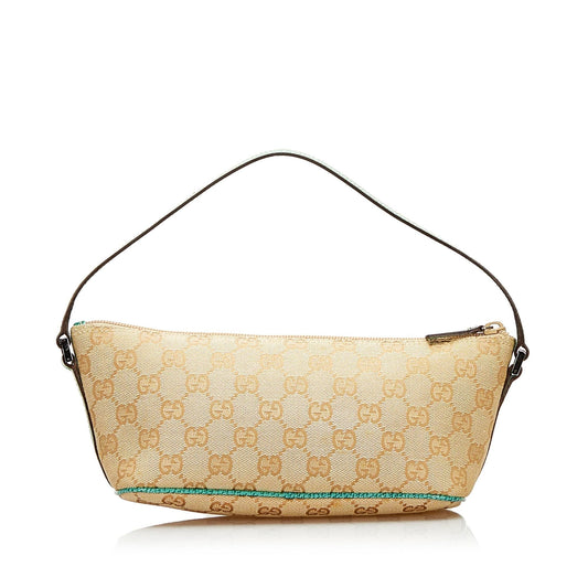 Gucci GG Canvas Boat Pochette (35382)