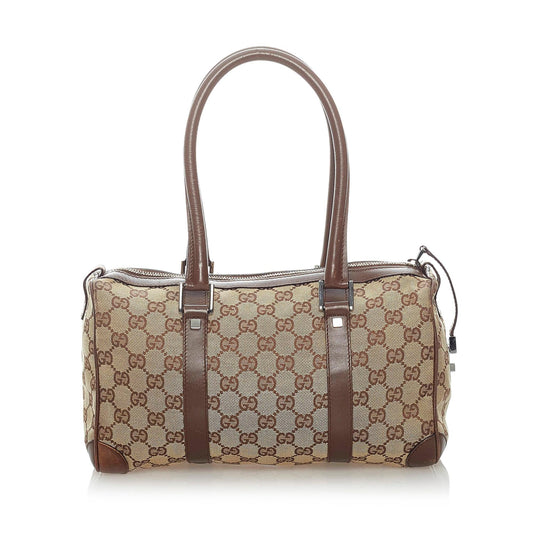 Gucci GG Canvas Boston Bag (33086)