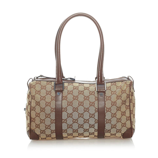 Gucci GG Canvas Boston Bag (33086)