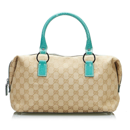 Gucci GG Canvas Boston Bag (sMTQ2e)
