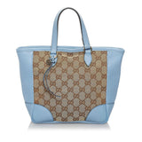 Gucci GG Canvas Bree Leather Satchel (34176)