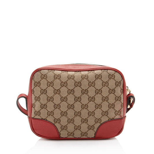 Gucci GG Canvas Bree Mini Messenger Bag (SHF-VNxIcN)