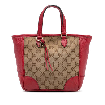 Gucci GG Canvas Bree Satchel (wYDmJu)