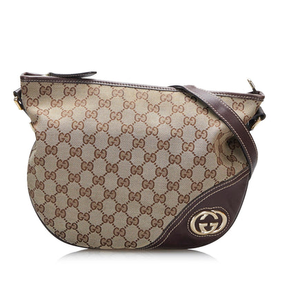 Gucci GG Canvas Britt Crossbody (gC3R2B)
