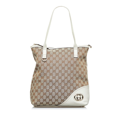 Gucci GG Canvas Britt Tote Bag (axmj8C)