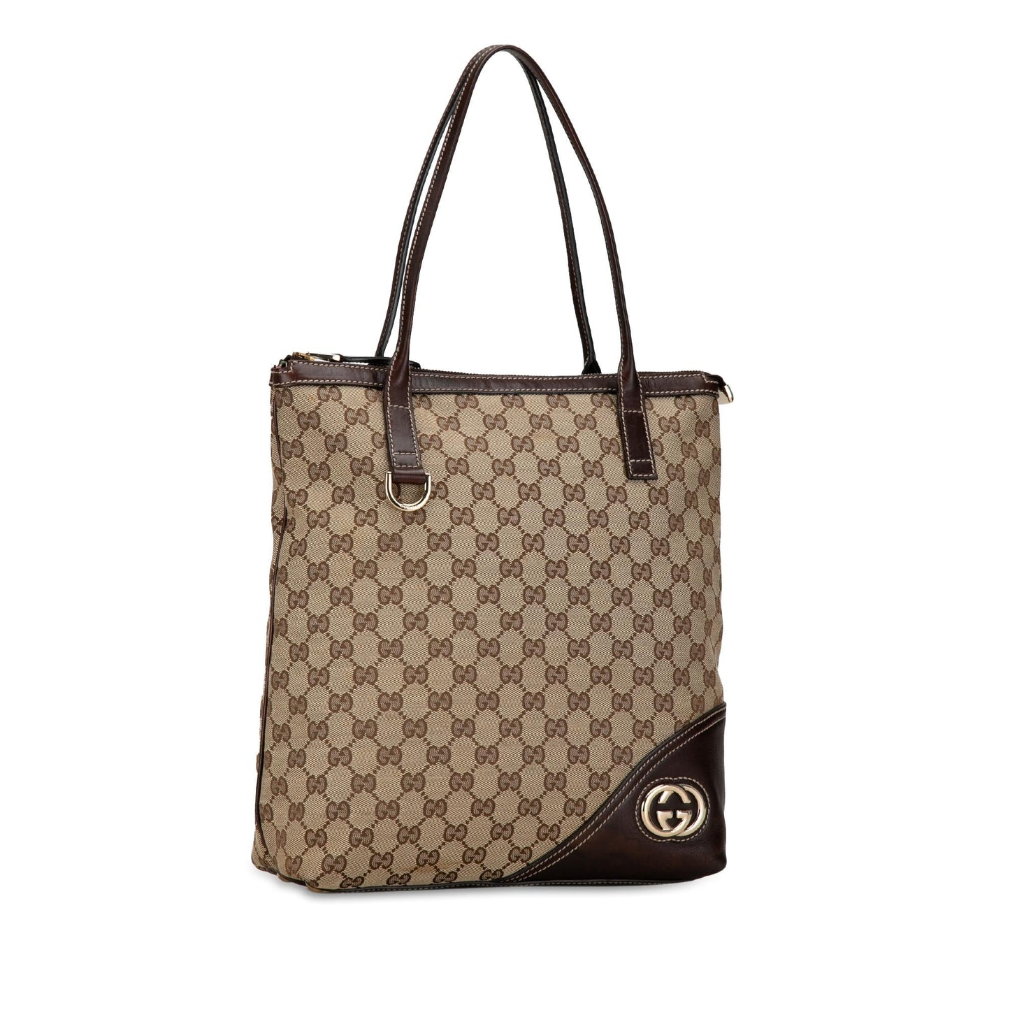 Gucci GG Canvas Britt Tote Bag (Iug8NH)